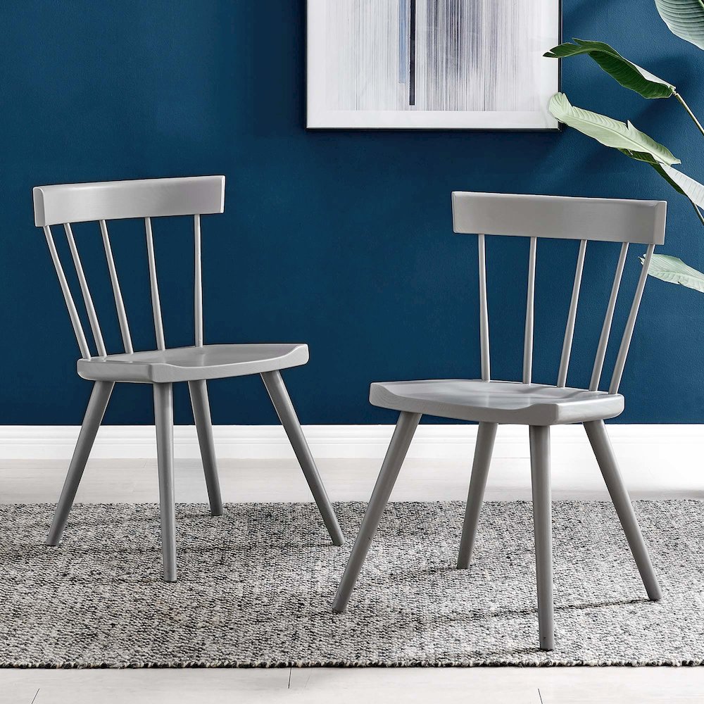 Sutter Wood Dining Side Chair Set of 2