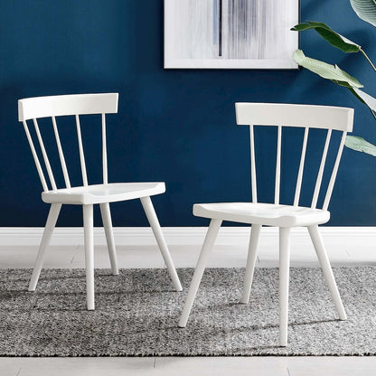 Sutter Wood Dining Side Chair Set of 2