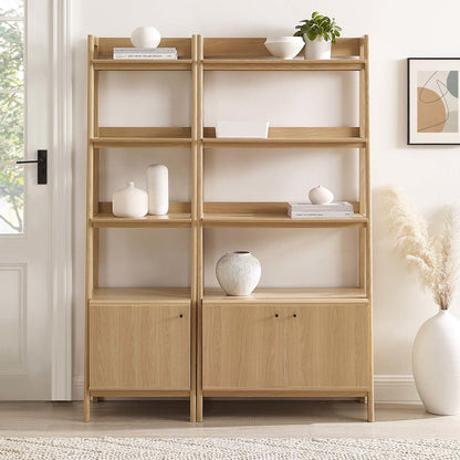 Bixby Wood Bookshelves Set of 2
