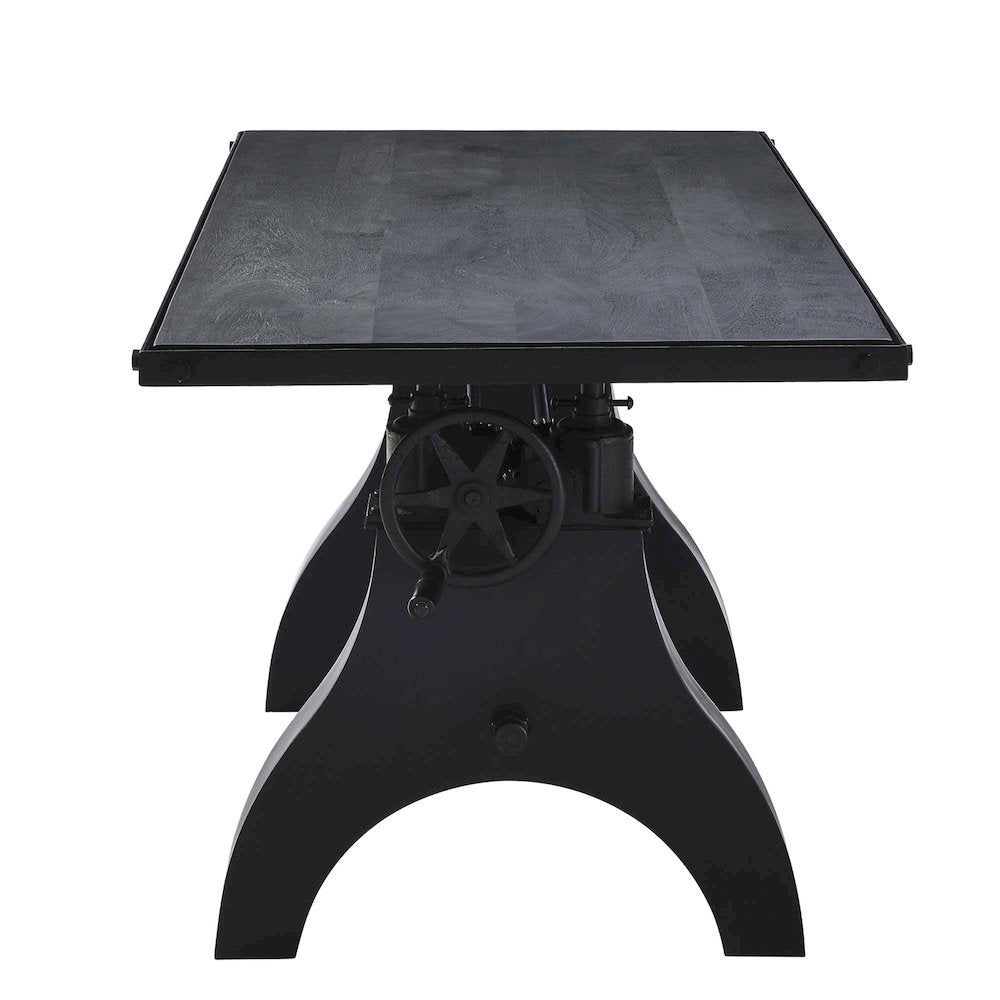 Genuine 60" Crank Adjustable Height Dining Table and Computer Desk