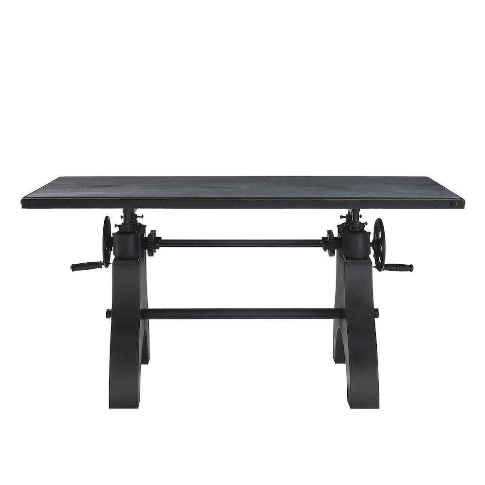 Genuine 60" Crank Adjustable Height Dining Table and Computer Desk