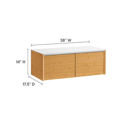 Kinetic Wall-Mount Office Storage Cabinet