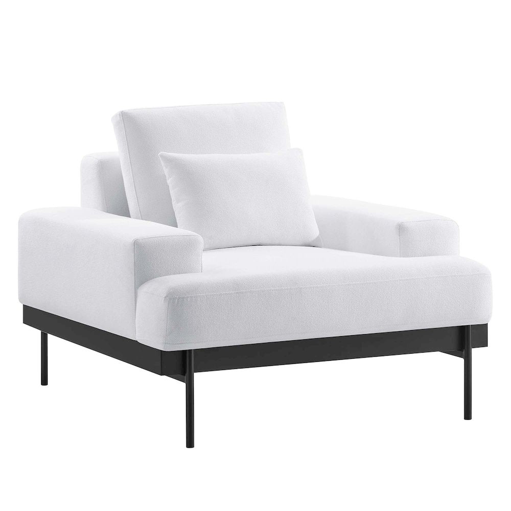 Proximity Upholstered Fabric Armchair