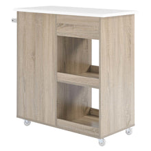 Culinary Kitchen Cart With Towel Bar