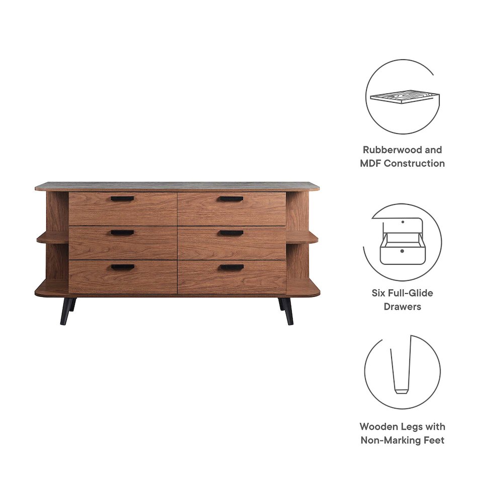 Langston Open Display Storage Sideboard