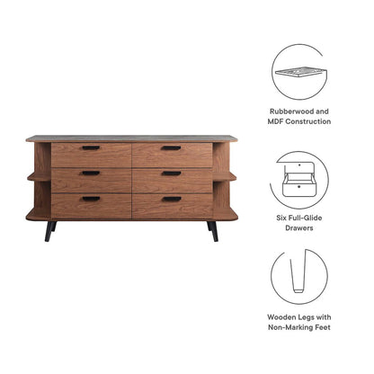 Langston Open Display Storage Sideboard