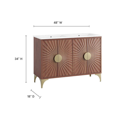 Daylight 48" Double Sink Bathroom Vanity