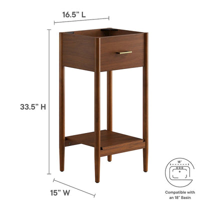Zaire 18" Bathroom Vanity Cabinet (Sink Basin Not Included)