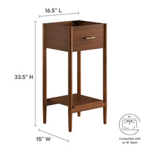 Zaire 18" Bathroom Vanity Cabinet (Sink Basin Not Included)