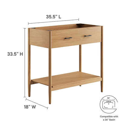 Zaire 36" Bathroom Vanity Cabinet (Sink Basin Not Included)