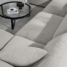Commix 6-Piece Down Filled Overstuffed Boucle Sectional Sofa