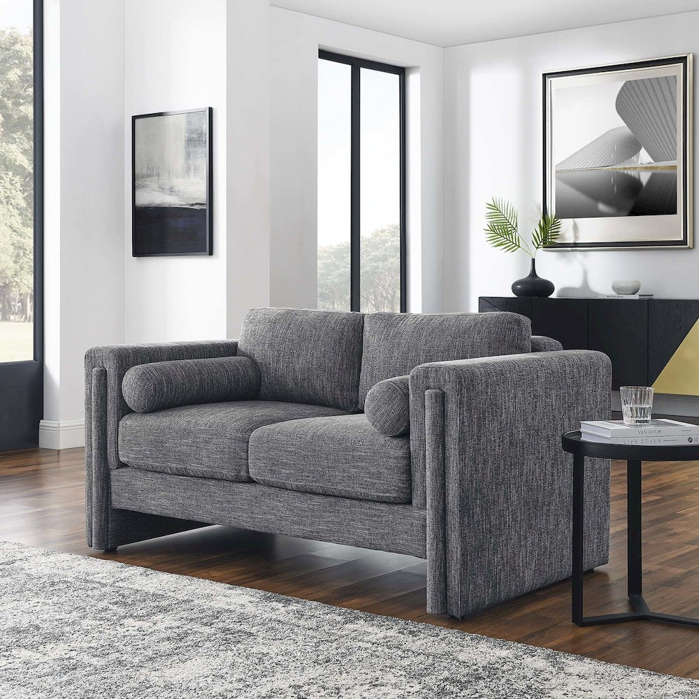 Visible Fabric Loveseat