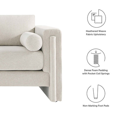 Visible Fabric Loveseat