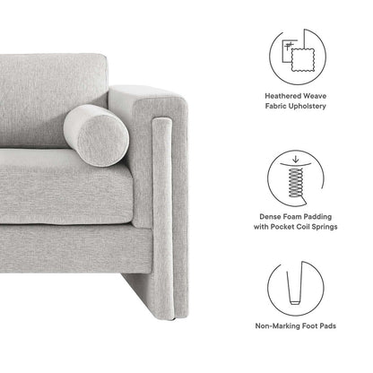 Visible Fabric Loveseat