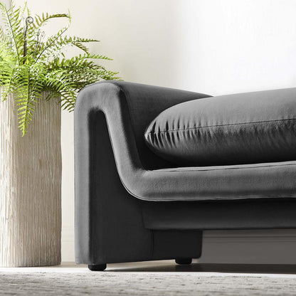 Waverly Performance Velvet Bench