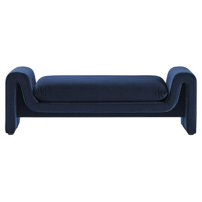 Waverly Performance Velvet Bench