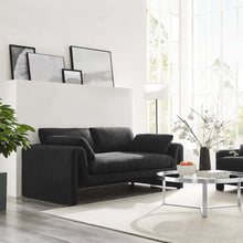 Waverly Boucle Fabric Sofa