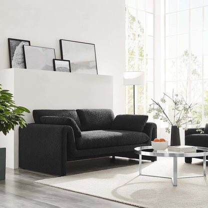 Waverly Boucle Fabric Sofa