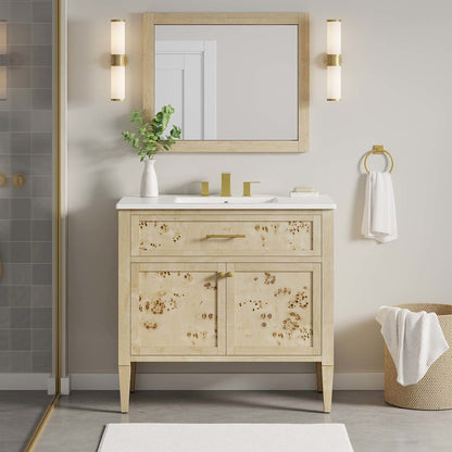 Elysian 36" Wood Bathroom Vanity
