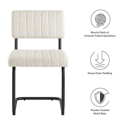 Parity Boucle Dining Side Chairs Set of 2