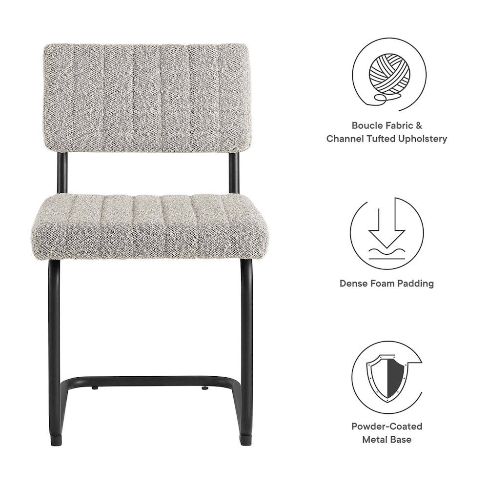 Parity Boucle Dining Side Chairs Set of 2
