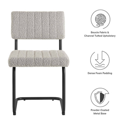 Parity Boucle Dining Side Chairs Set of 2