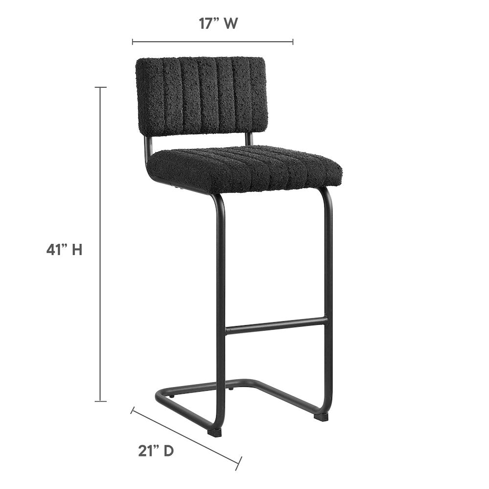 Parity Boucle Bar Stools Set of 2