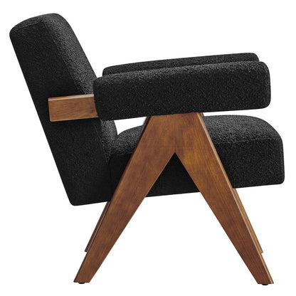 Lyra Boucle Fabric Armchair