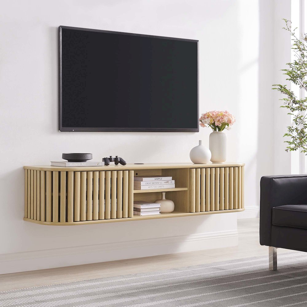 Fortitude 63" Wall-Mounted TV Stand