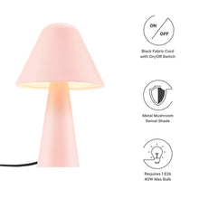Jovial Metal Mushroom Table Lamp