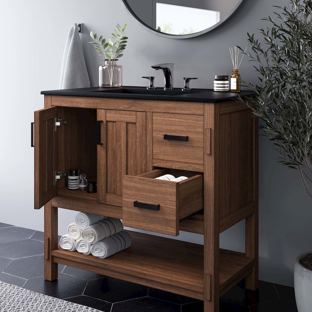 Ashlyn 36” Wood Bathroom Vanity