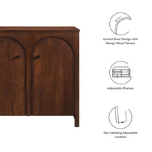 Appia 2-Door Arched Door Storage Cabinet