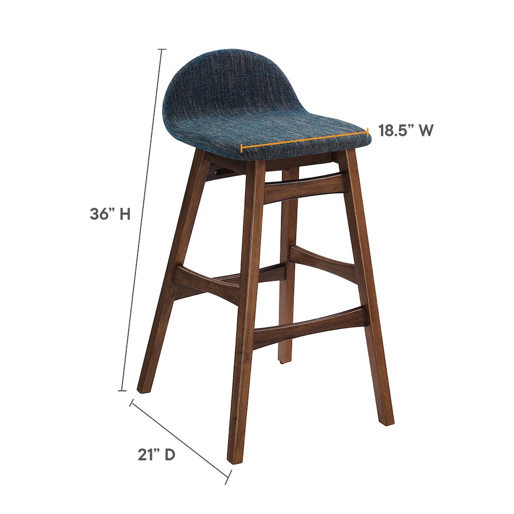 Juno Wood Bar Stool Set of 2