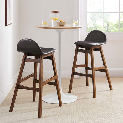 Juno Wood Bar Stool Set of 2