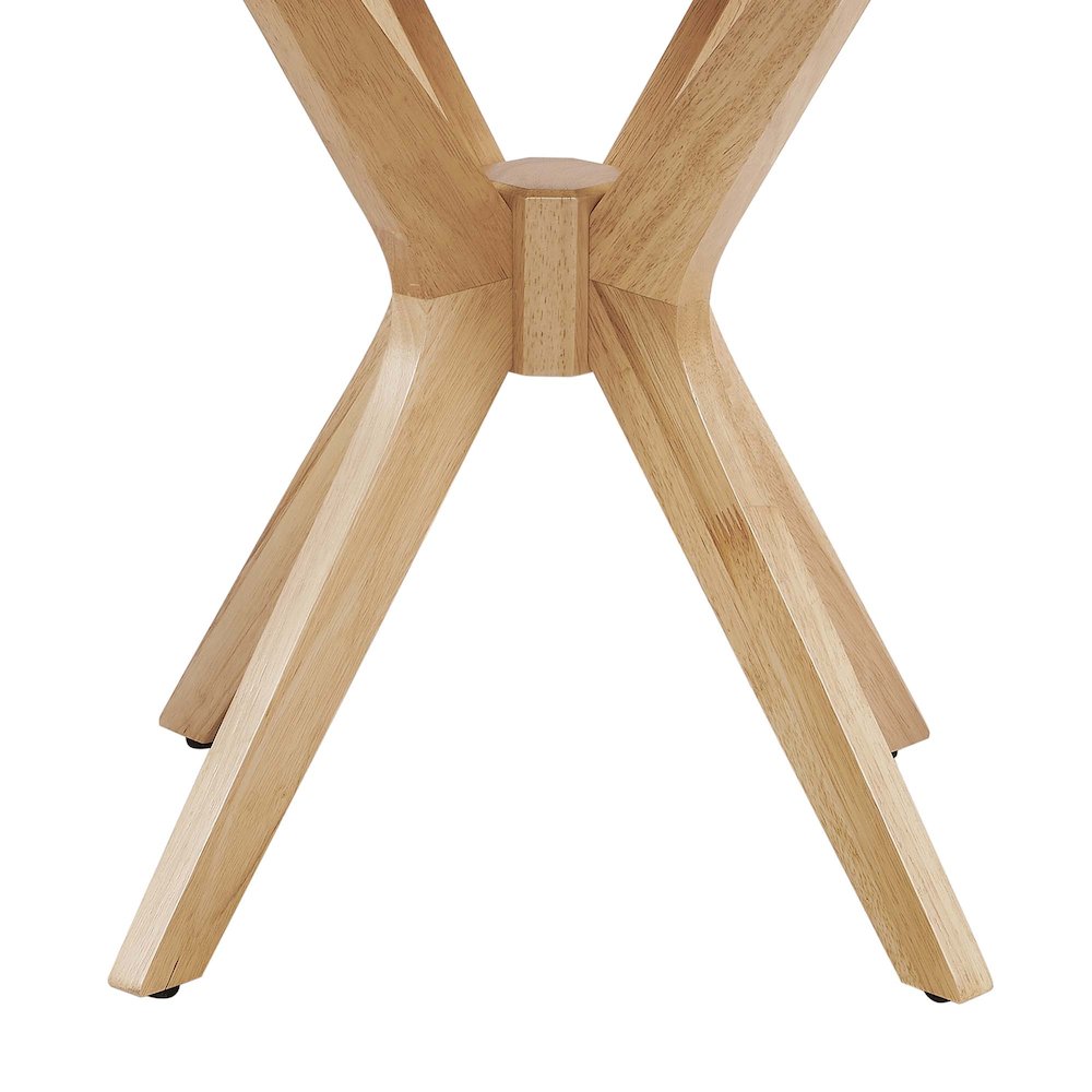 Crossroads 24” Round Wood Side Table