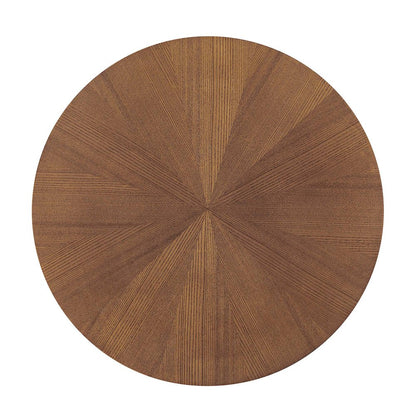 Crossroads 24” Round Wood Side Table