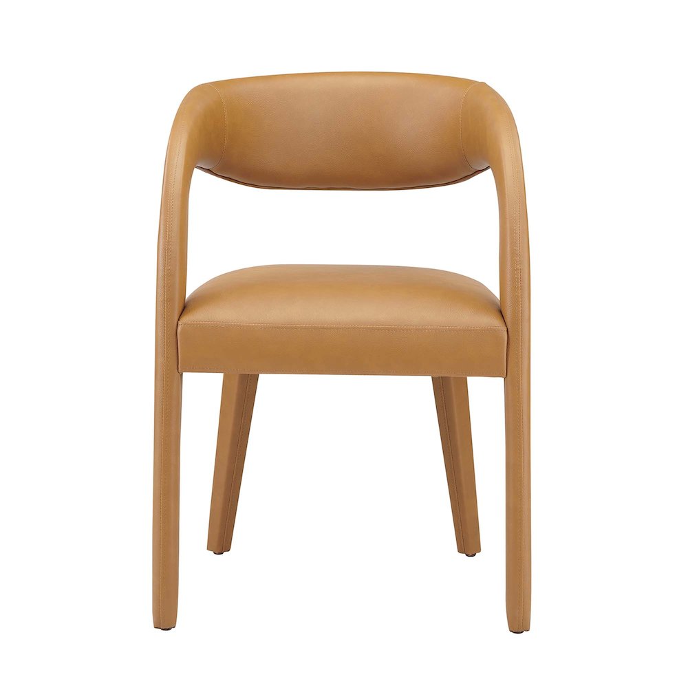 Pinnacle Vegan Leather Dining Chair Set of 2