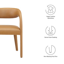Pinnacle Vegan Leather Dining Chair Set of 2