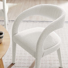 Pinnacle Boucle Upholstered Dining Chair Set of 2