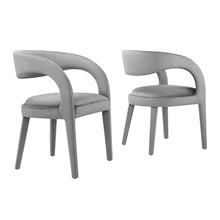 Pinnacle Performance Velvet Dining Chair Set of 2