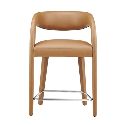 Pinnacle Vegan Leather Counter Stool Set of 2