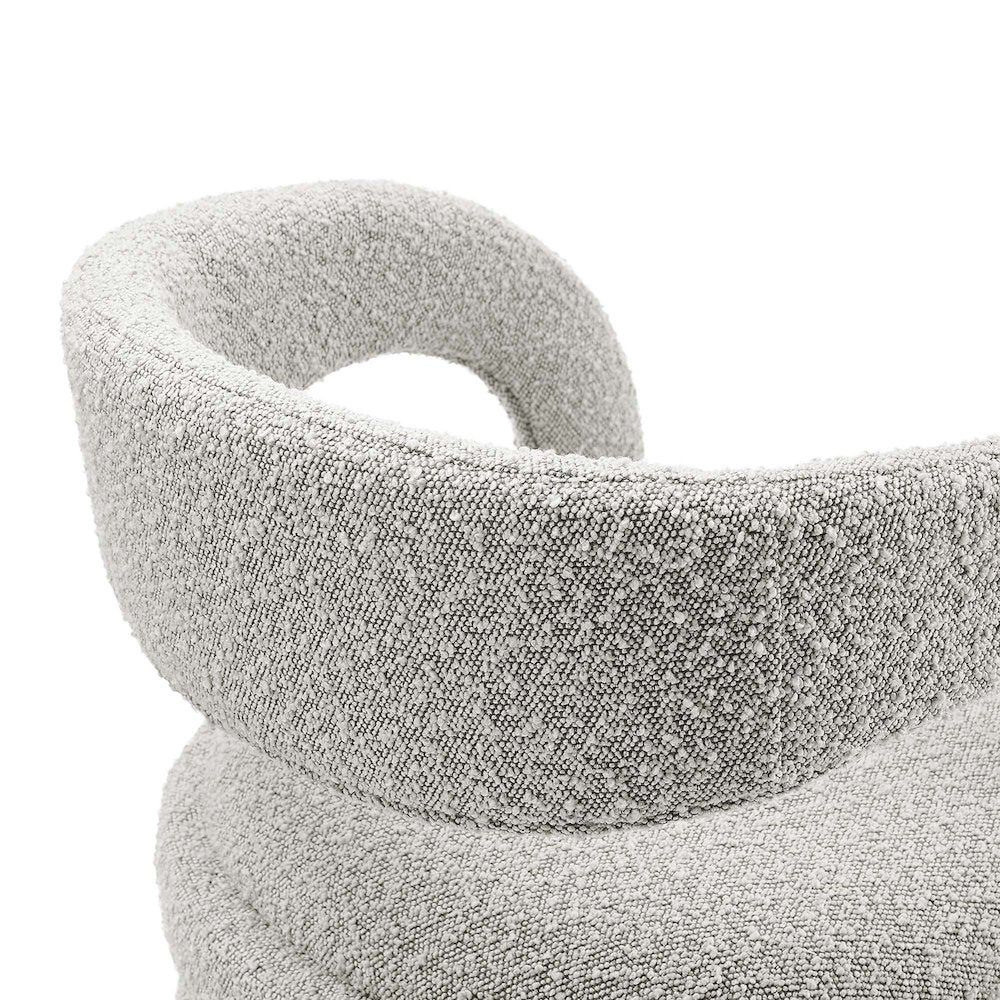 Pinnacle Boucle Upholstered Counter Stool Set of 2