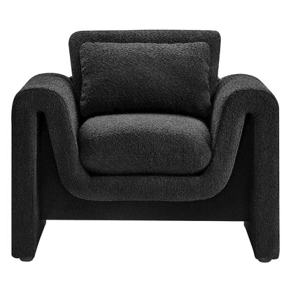 Waverly Boucle Upholstered Armchair