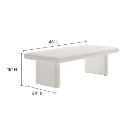 Relic Concrete Textured Coffee Table