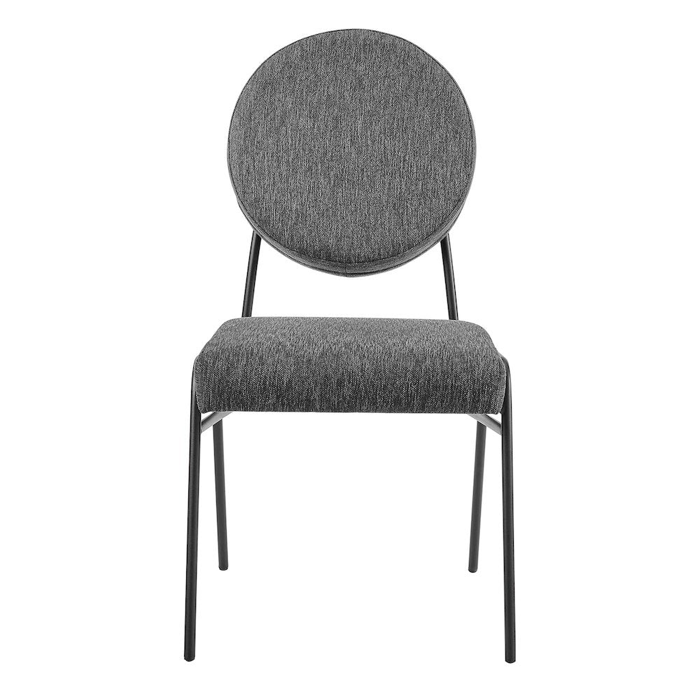 Craft Upholstered Fabric Dining Side Chairs Set of 2