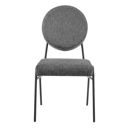 Craft Upholstered Fabric Dining Side Chairs Set of 2