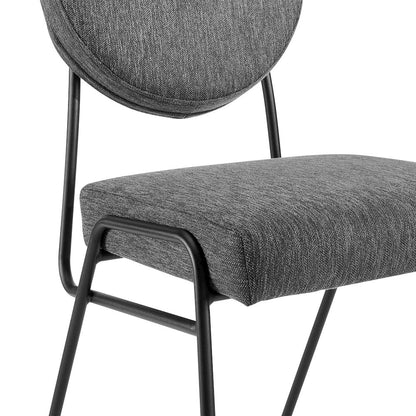 Craft Upholstered Fabric Dining Side Chairs Set of 2