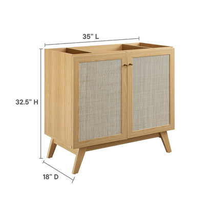 Soma 36” Bathroom Vanity Cabinet (Sink Basin Not Included)