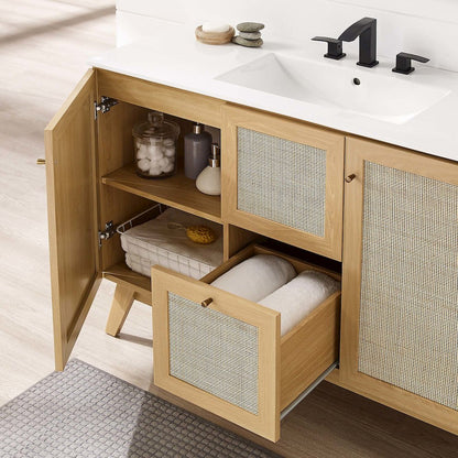 48” Single or Double Sink Bathroom Vanity Cabinet (Sink Basin Not Included)