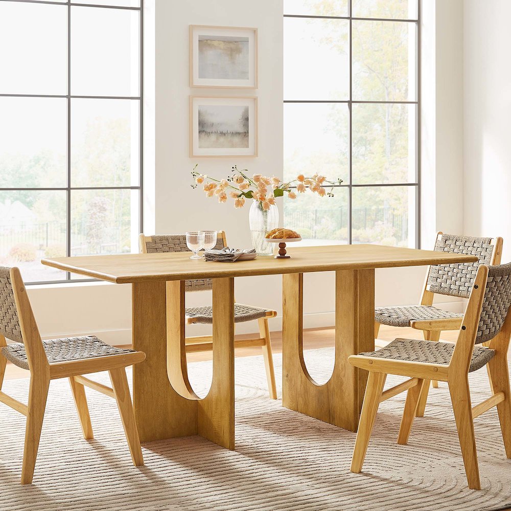Rivian Rectangular 70" Wood Dining Table